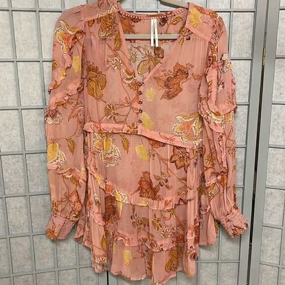 Anthropologie, Sheer Tunic, Size XS, Excellent Condition - Picture 1 of 6
